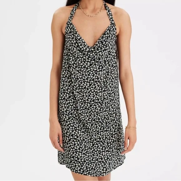 sachin and babi light blue dress Hera Halter Mini Dress